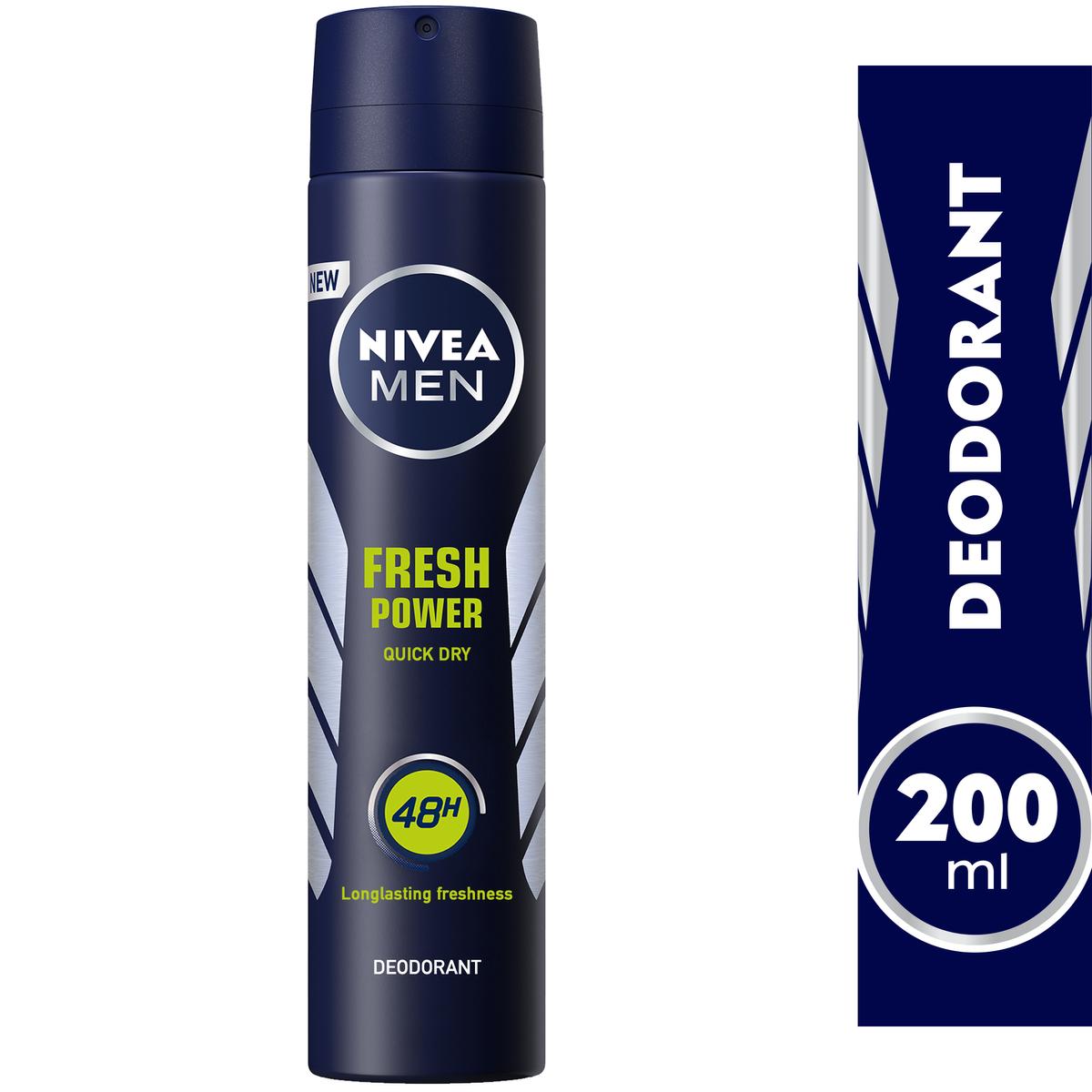 Nivea Fresh Power Deo Spray Men 200 ml
