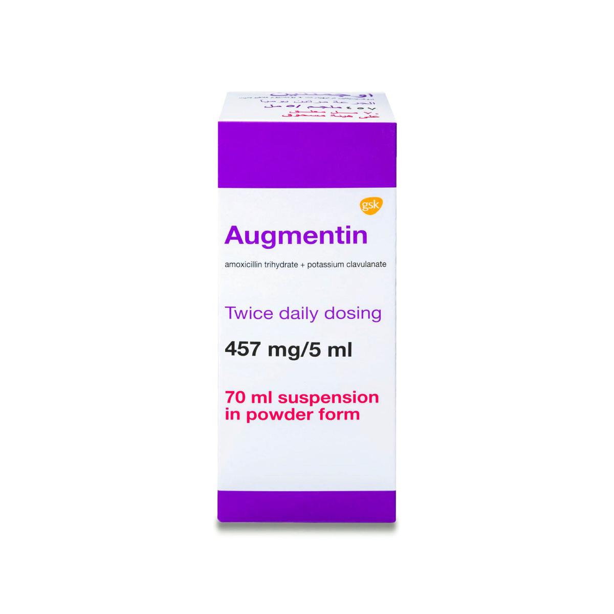 Augmentin 457 Mg Suspension 70 Ml