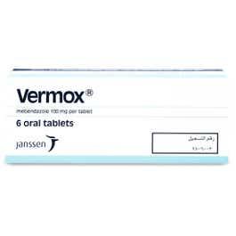 Vermox 100 Mg Tablet 6Pcs