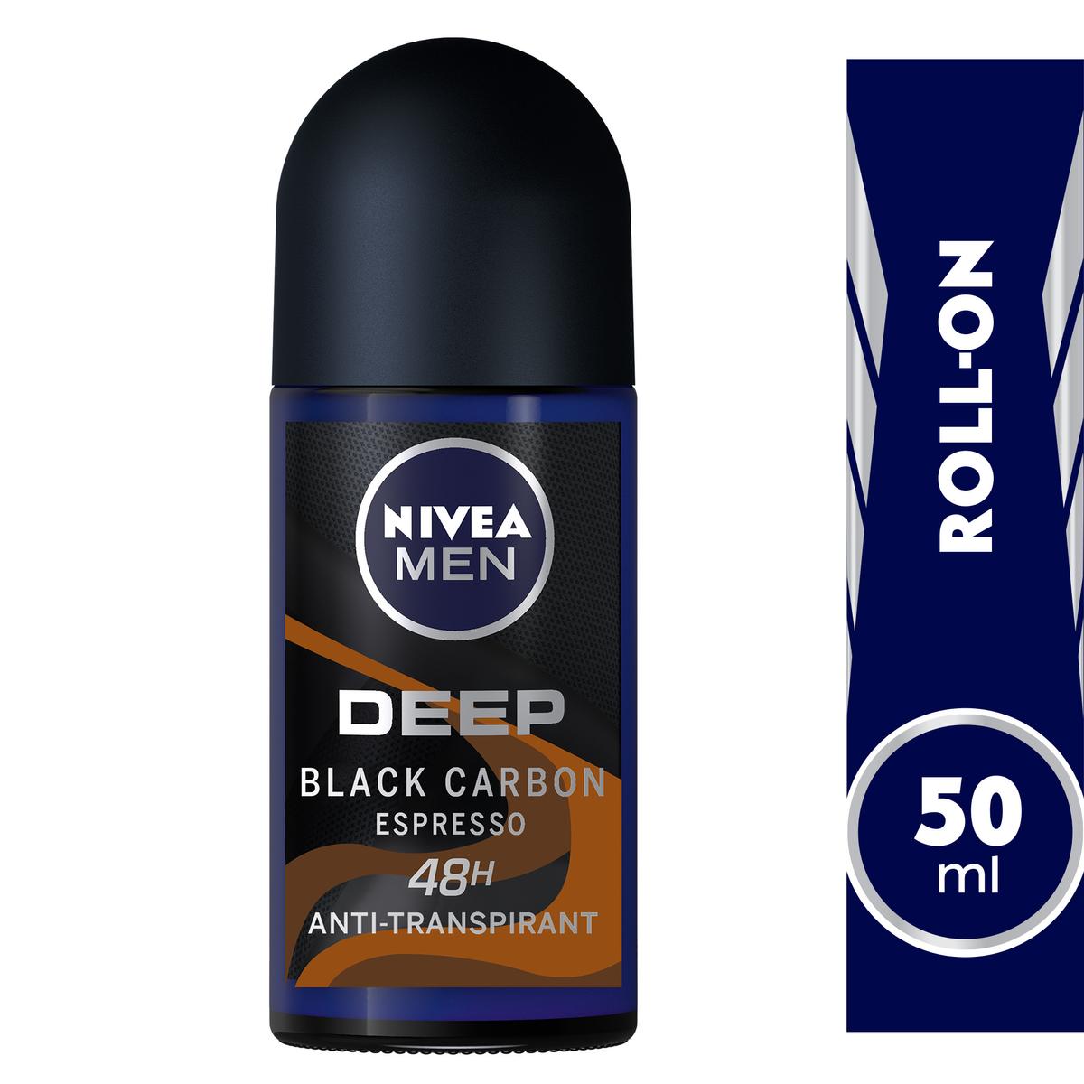 Nivea Niv Men Deo Roll On Deep Black Carbon 50 ml