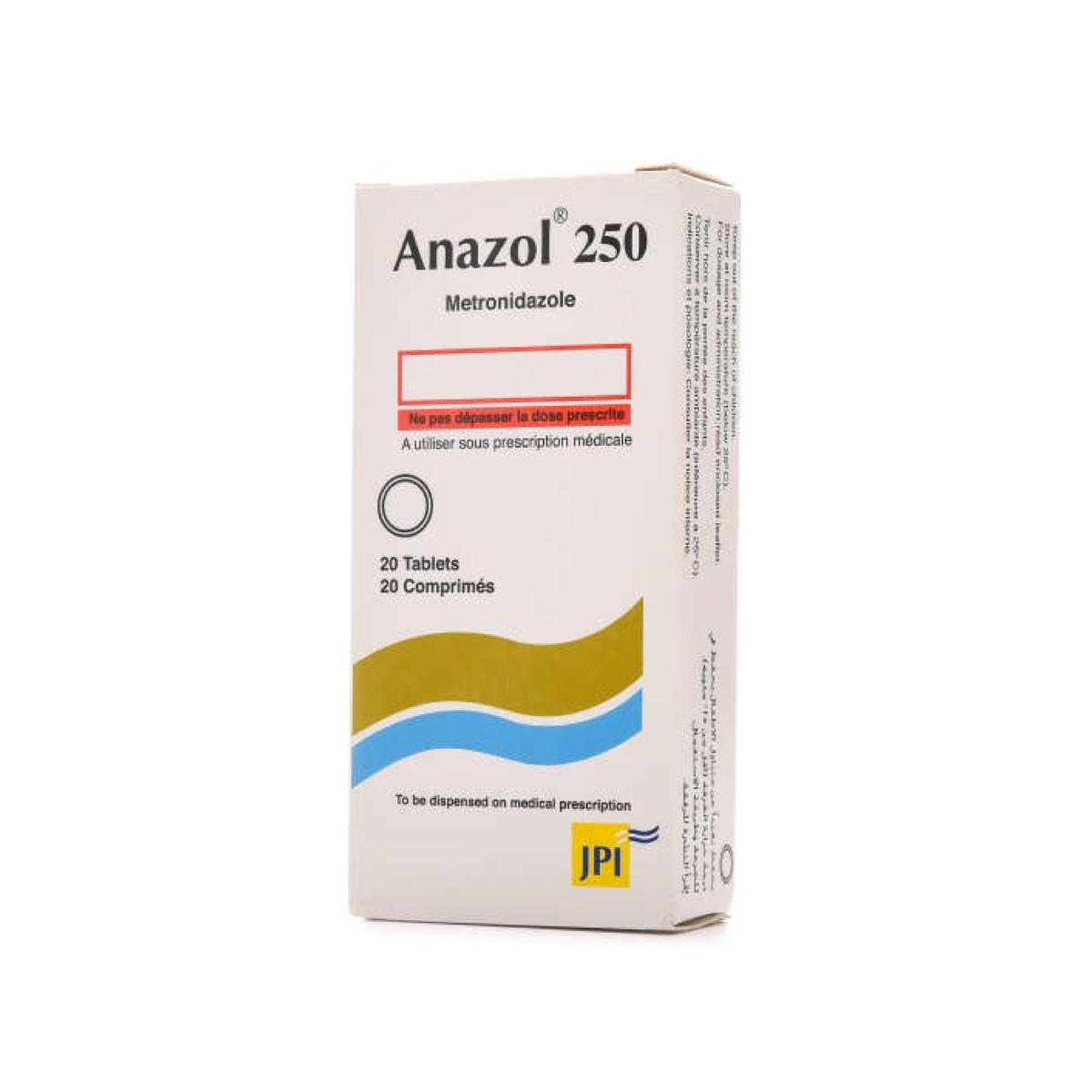 Anazol 250 Mg Tablet 20Pcs